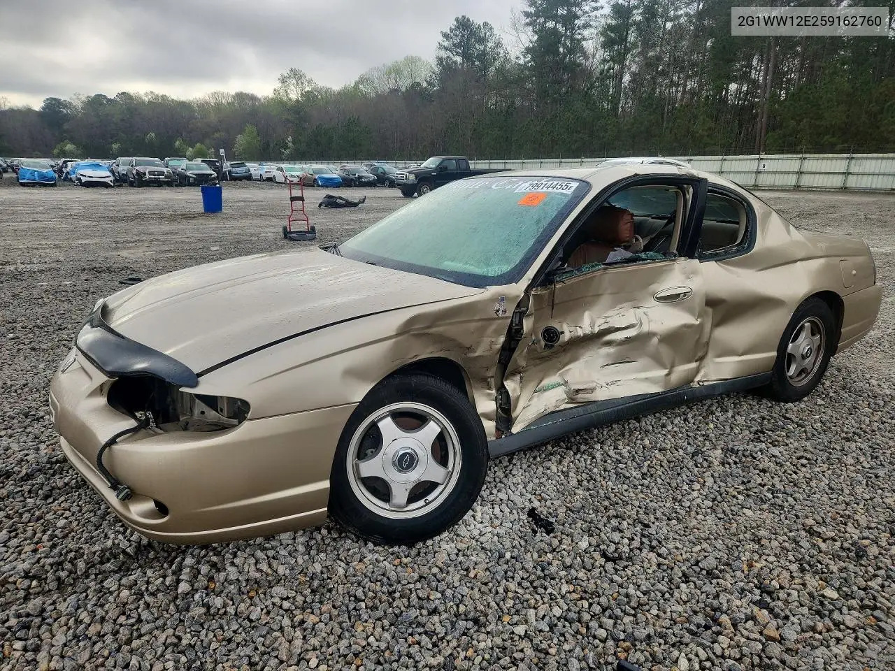 2005 Chevrolet Monte Carlo Ls VIN: 2G1WW12E259162760 Lot: 52289056