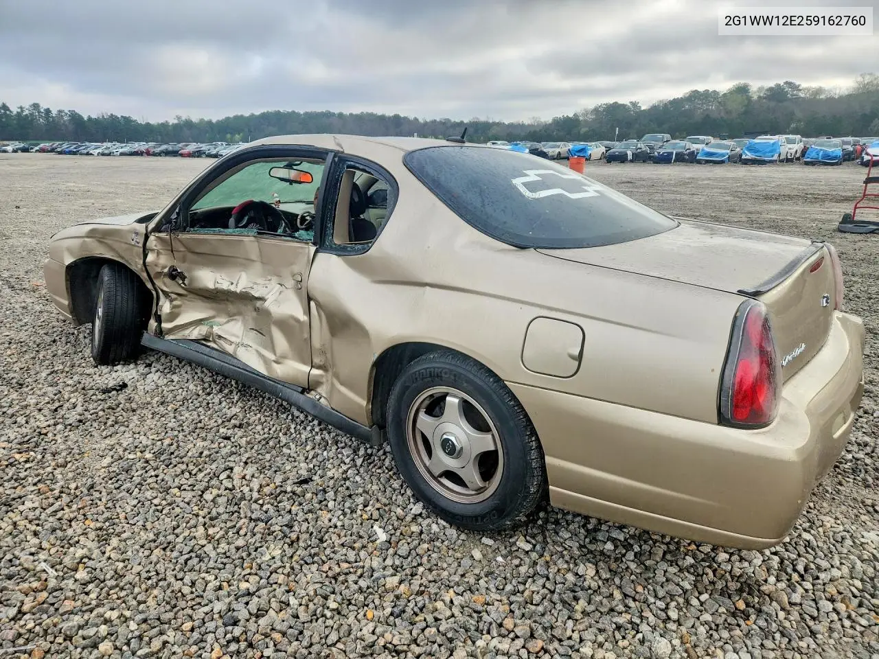 2005 Chevrolet Monte Carlo Ls VIN: 2G1WW12E259162760 Lot: 52289056