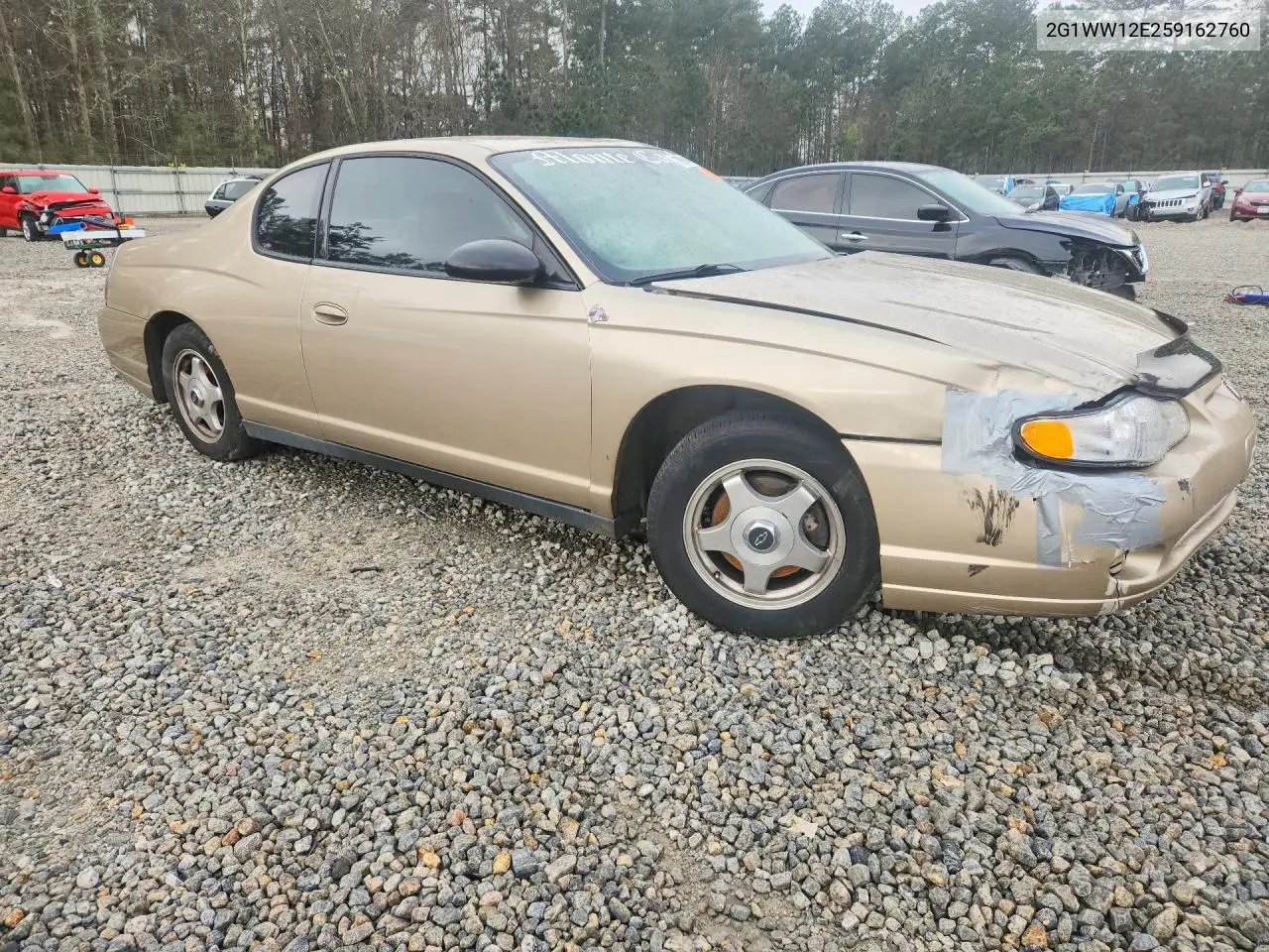 2005 Chevrolet Monte Carlo Ls VIN: 2G1WW12E259162760 Lot: 52289056