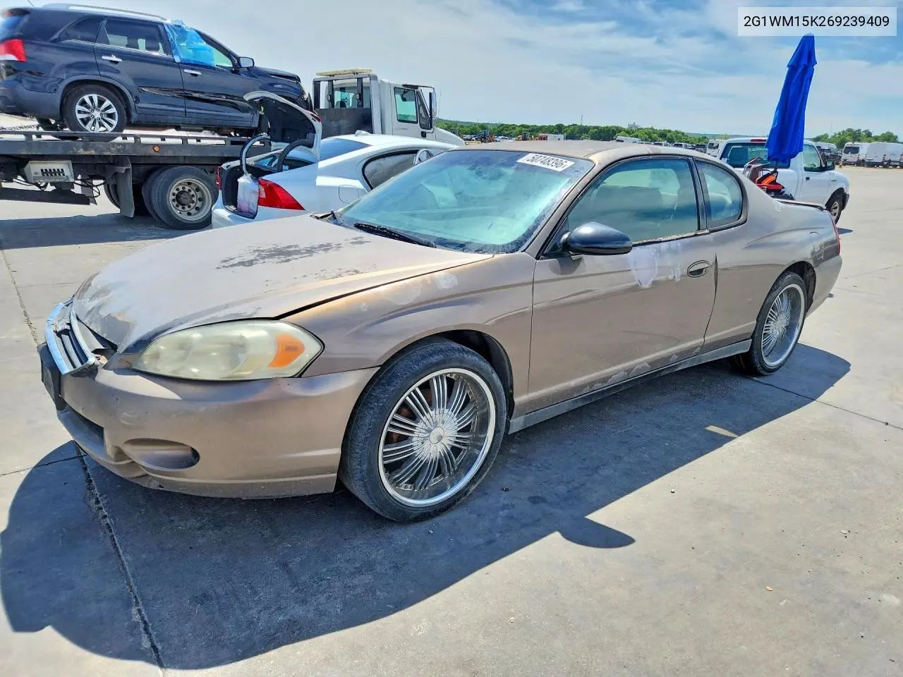 2006 Chevrolet Monte Carlo Lt VIN: 2G1WM15K269239409 Lot: 50748396