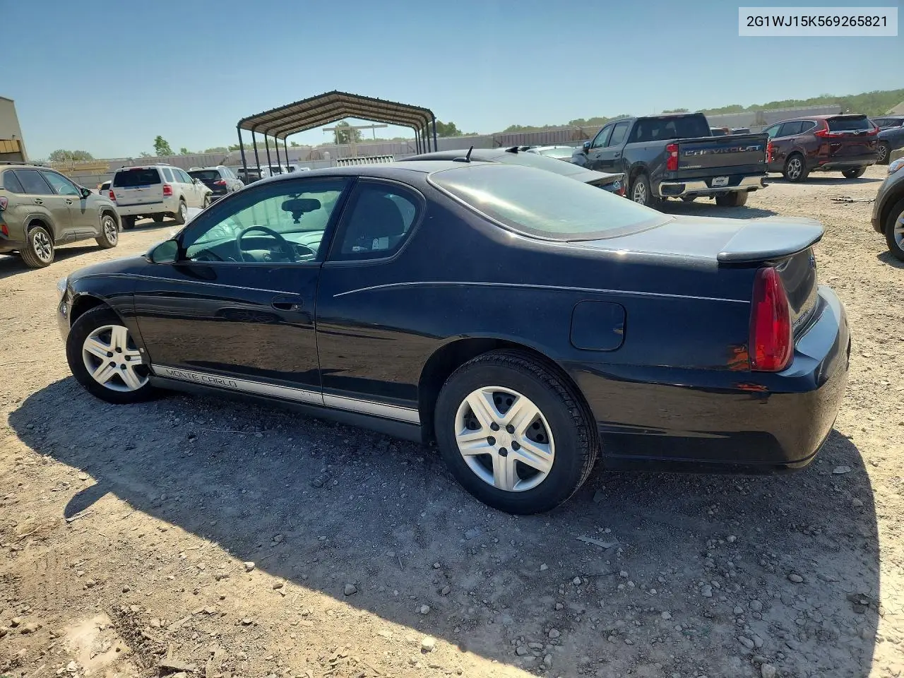 2006 Chevrolet Monte Carlo Ls VIN: 2G1WJ15K569265821 Lot: 53099186