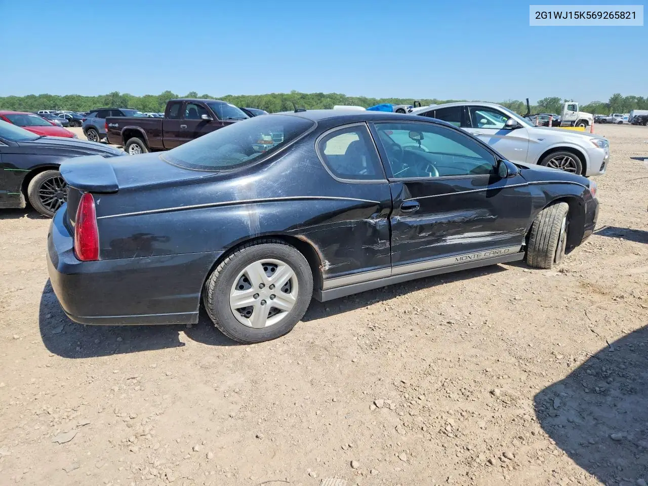2006 Chevrolet Monte Carlo Ls VIN: 2G1WJ15K569265821 Lot: 53099186