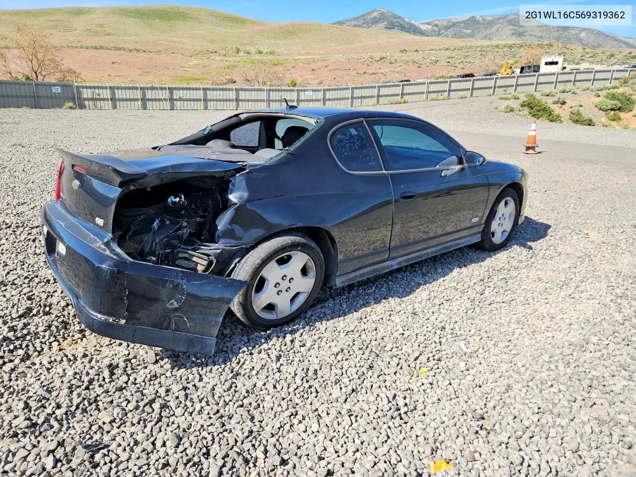2006 Chevrolet Monte Carlo Ss VIN: 2G1WL16C569319362 Lot: 53219776