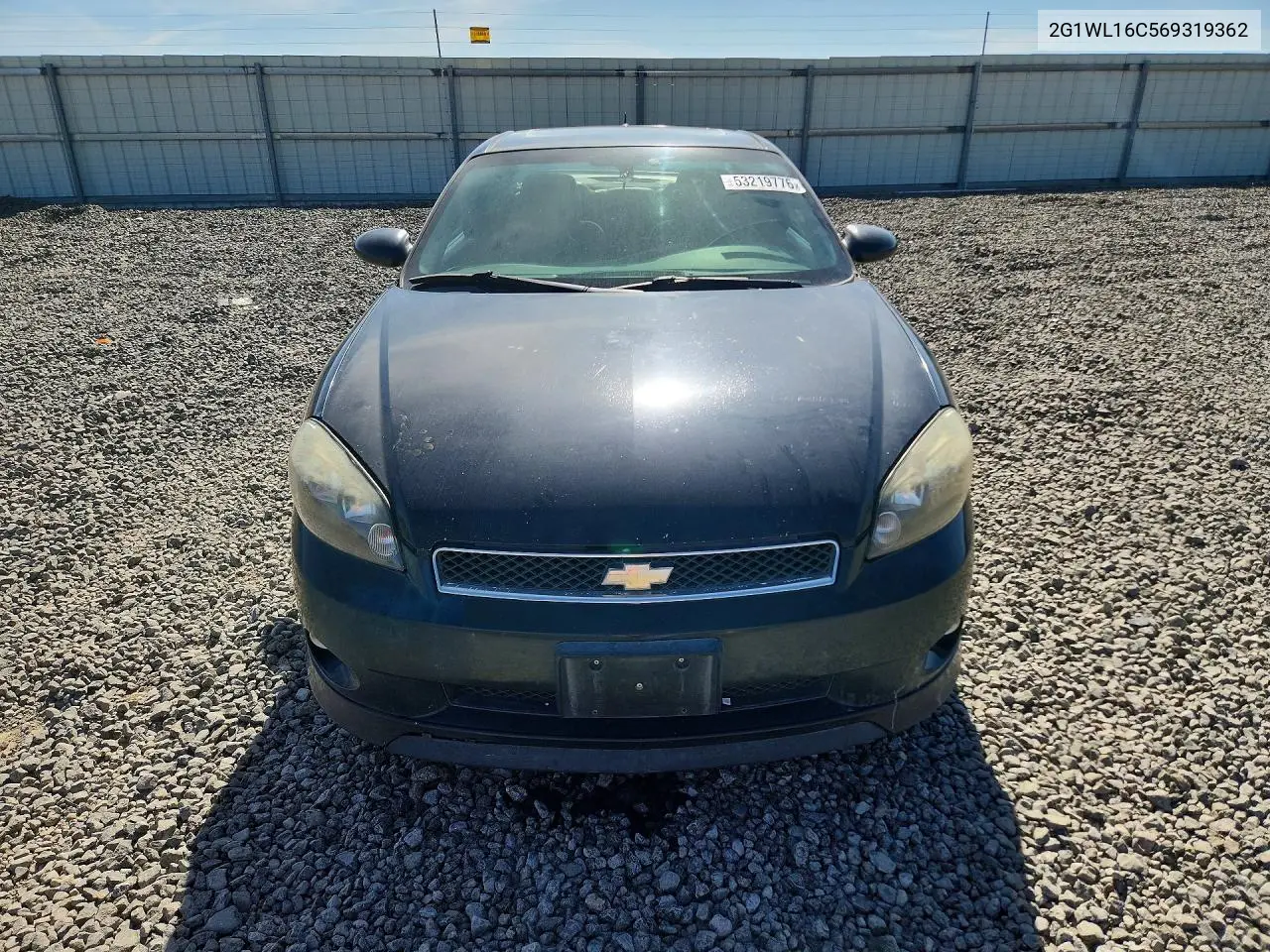 2006 Chevrolet Monte Carlo Ss VIN: 2G1WL16C569319362 Lot: 53219776