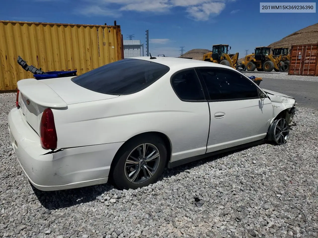 2006 Chevrolet Monte Carlo Lt VIN: 2G1WM15K369236390 Lot: 53757426