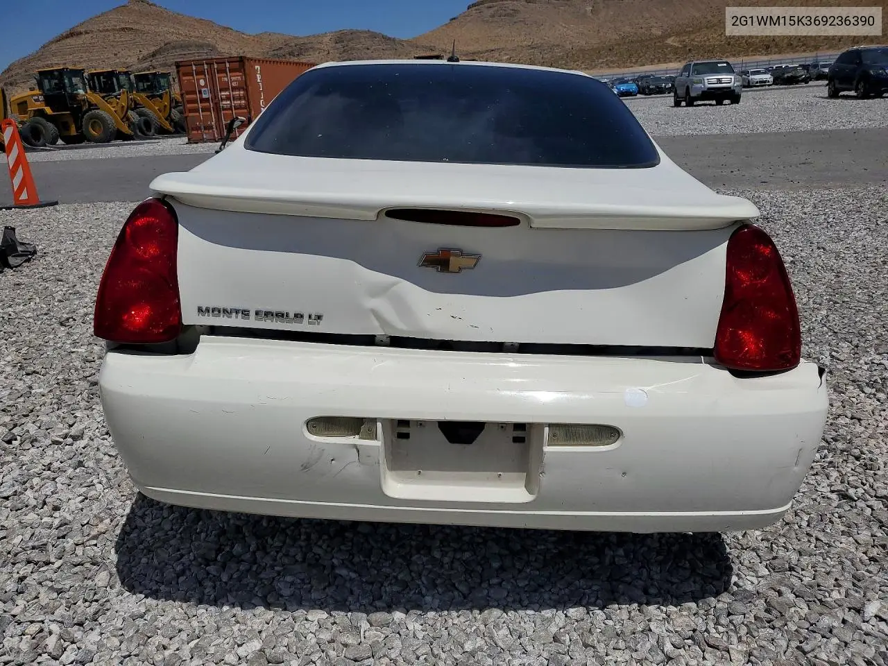 2006 Chevrolet Monte Carlo Lt VIN: 2G1WM15K369236390 Lot: 53757426