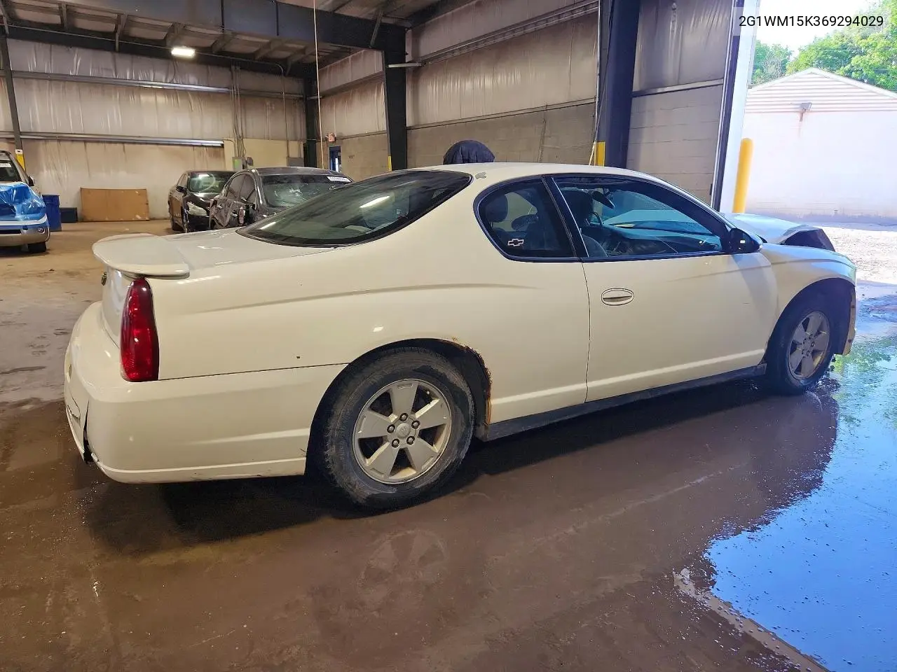 2006 Chevrolet Monte Carlo Lt VIN: 2G1WM15K369294029 Lot: 55549526