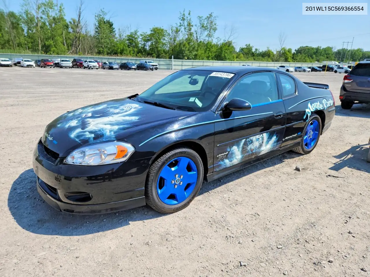 2006 Chevrolet Monte Carlo Ss VIN: 2G1WL15C569366554 Lot: 59143796