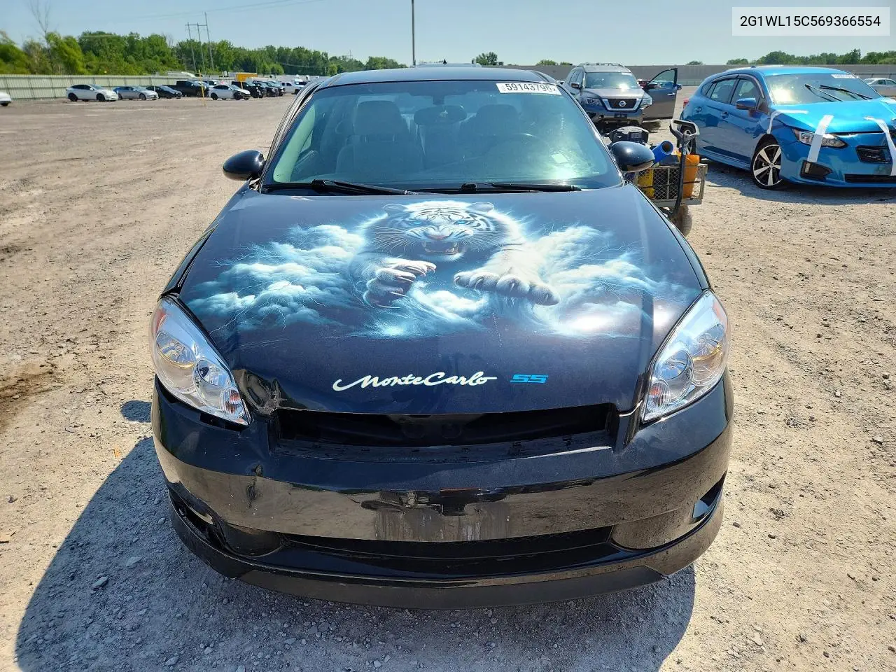 2006 Chevrolet Monte Carlo Ss VIN: 2G1WL15C569366554 Lot: 59143796
