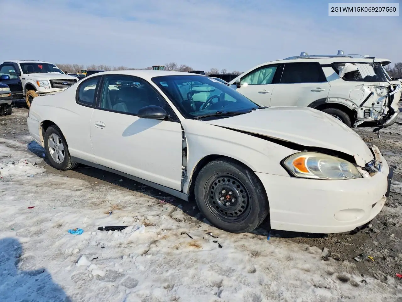 2006 Chevrolet Monte Carlo Lt VIN: 2G1WM15K069207560 Lot: 75801215
