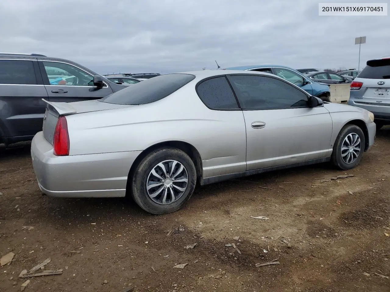 2006 Chevrolet Monte Carlo Lt VIN: 2G1WK151X69170451 Lot: 78139915