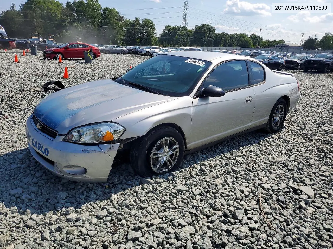 2007 Chevrolet Monte Carlo Ls VIN: 2G1WJ15K479119539 Lot: 59540146