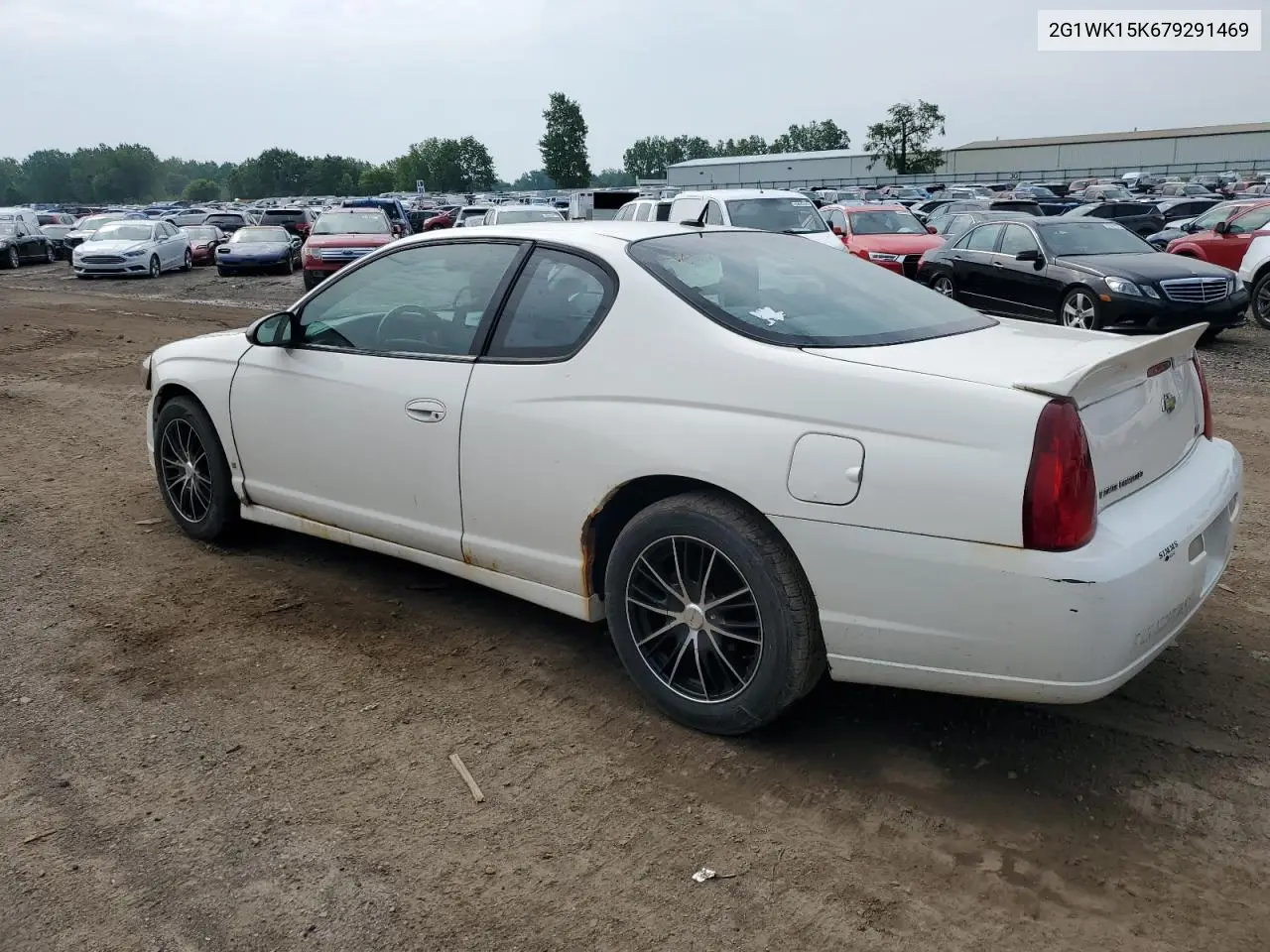 2007 Chevrolet Monte Carlo Lt VIN: 2G1WK15K679291469 Lot: 59547105