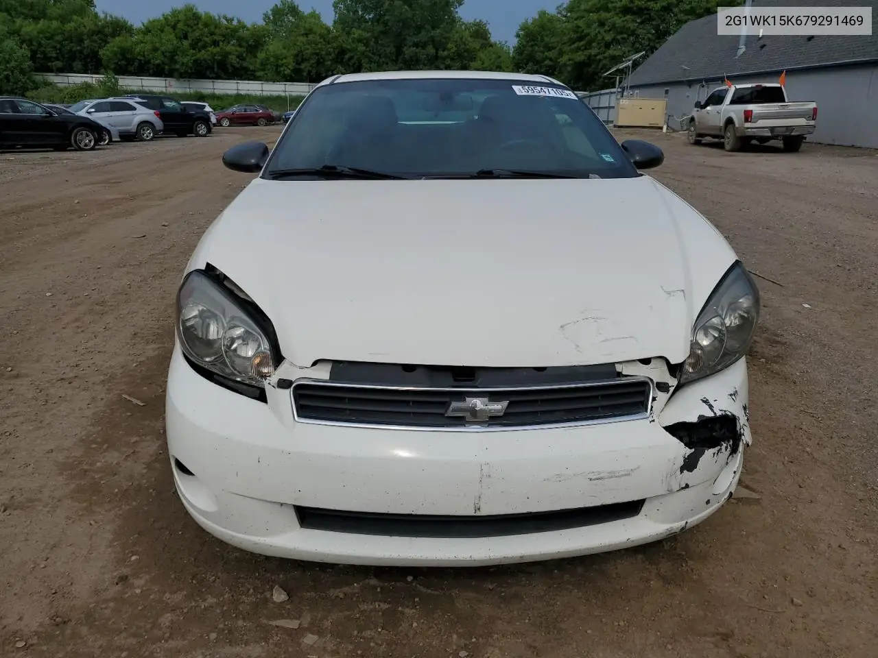 2007 Chevrolet Monte Carlo Lt VIN: 2G1WK15K679291469 Lot: 59547105