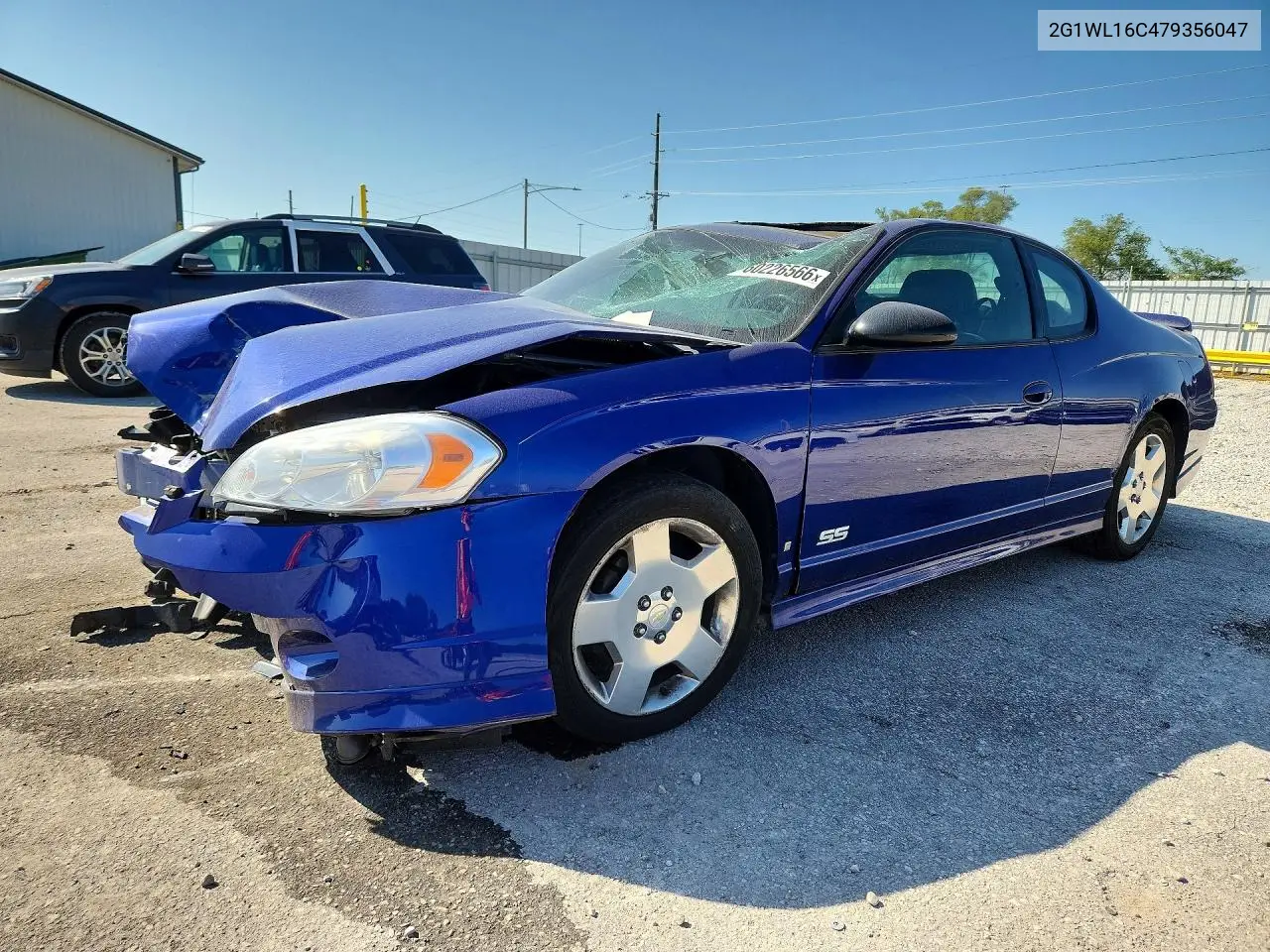 2007 Chevrolet Monte Carlo Ss VIN: 2G1WL16C479356047 Lot: 60226566