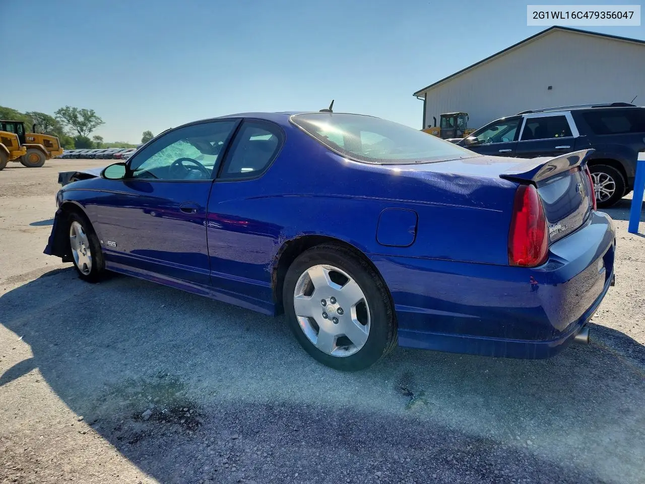 2007 Chevrolet Monte Carlo Ss VIN: 2G1WL16C479356047 Lot: 60226566