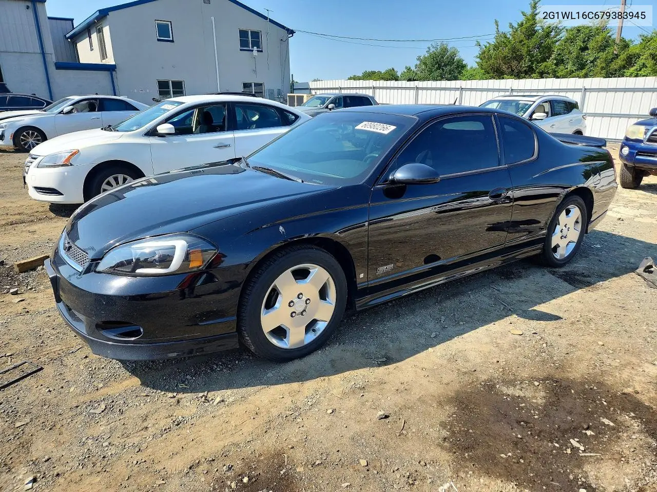 2007 Chevrolet Monte Carlo Ss VIN: 2G1WL16C679383945 Lot: 60980266