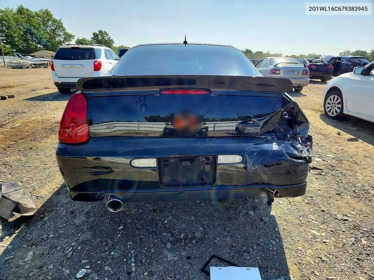 2007 Chevrolet Monte Carlo Ss VIN: 2G1WL16C679383945 Lot: 60980266
