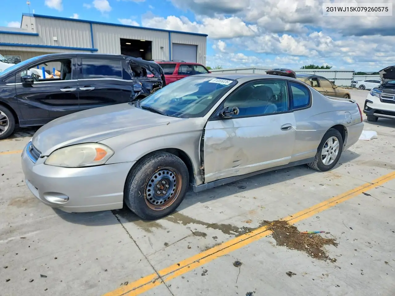 2007 Chevrolet Monte Carlo Ls VIN: 2G1WJ15K079260575 Lot: 61055026