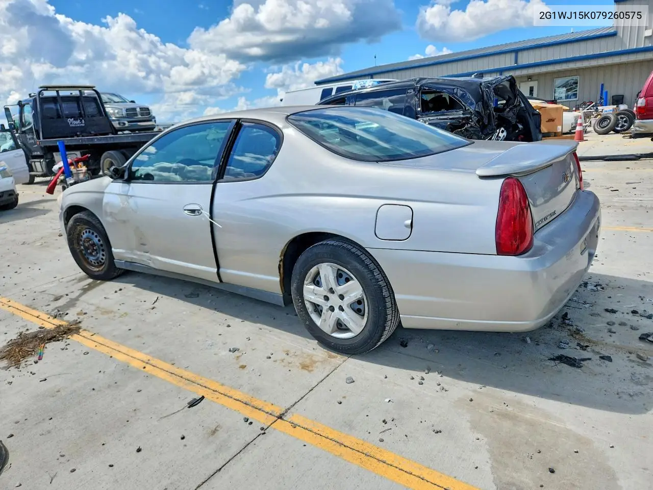 2007 Chevrolet Monte Carlo Ls VIN: 2G1WJ15K079260575 Lot: 61055026