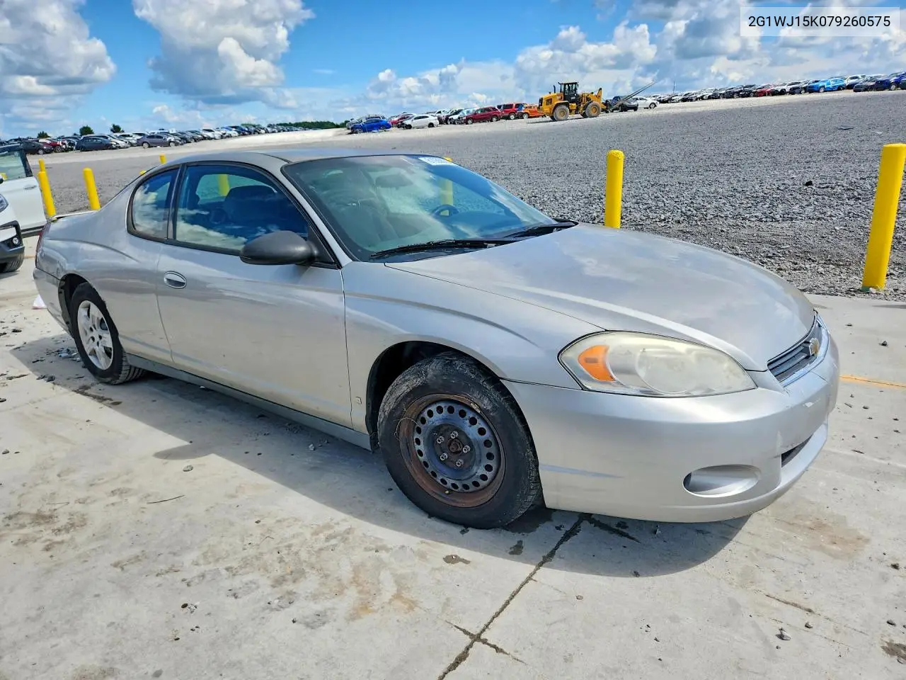 2007 Chevrolet Monte Carlo Ls VIN: 2G1WJ15K079260575 Lot: 61055026