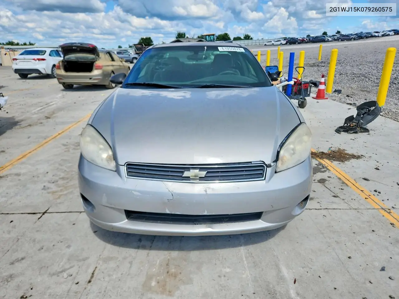 2007 Chevrolet Monte Carlo Ls VIN: 2G1WJ15K079260575 Lot: 61055026
