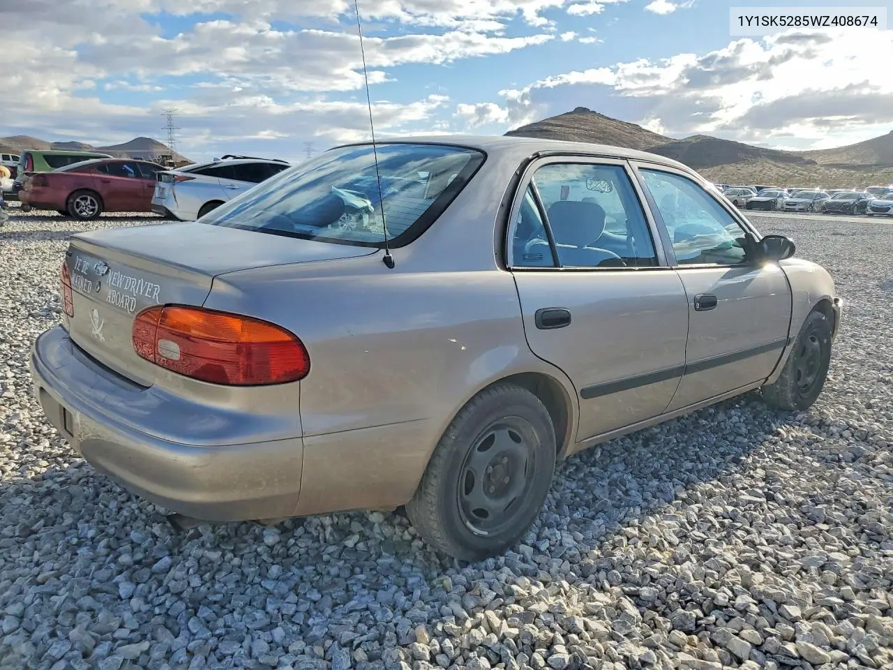 1998 Chevrolet Geo Prizm Base VIN: 1Y1SK5285WZ408674 Lot: 49750336