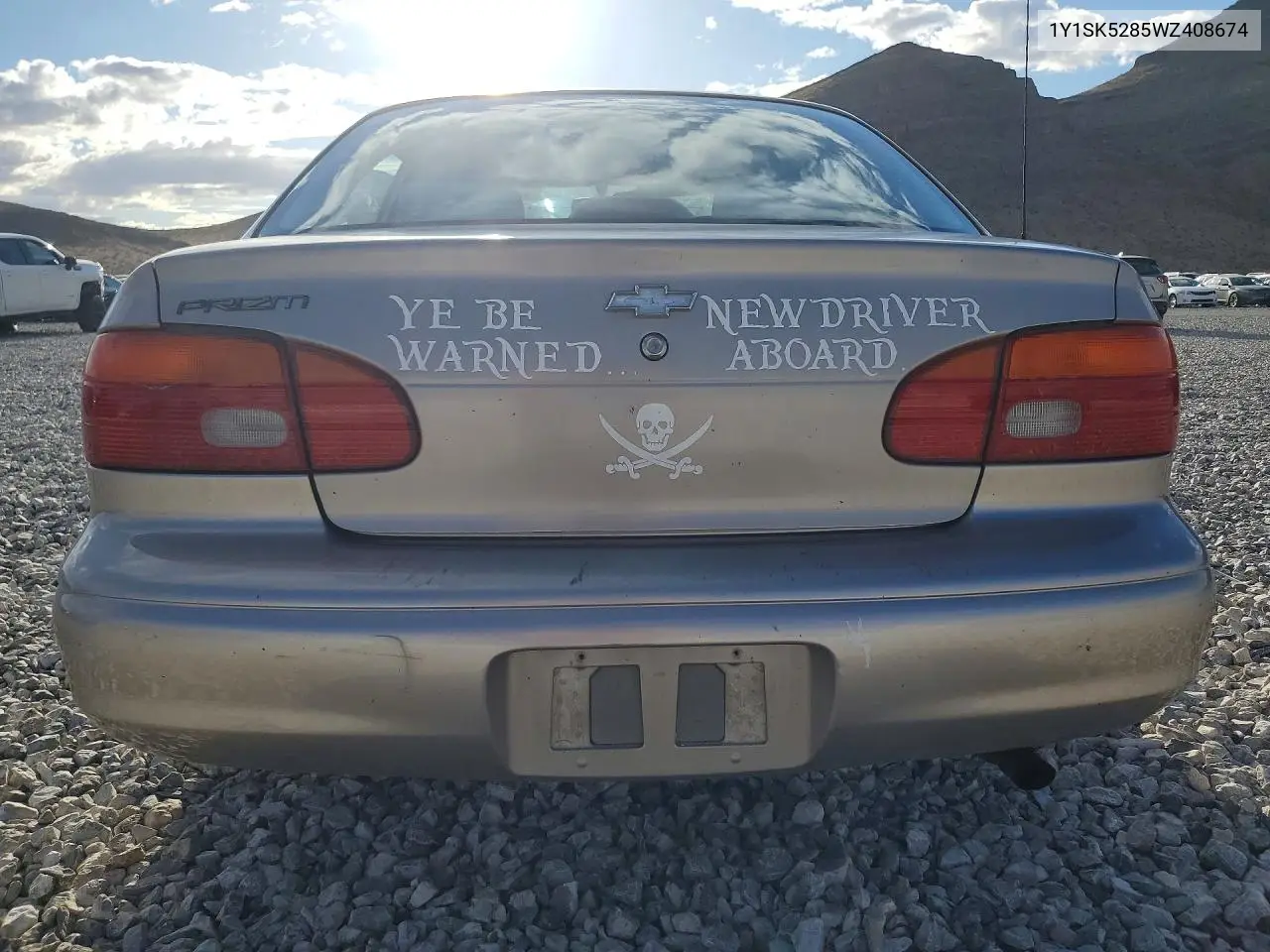 1998 Chevrolet Geo Prizm Base VIN: 1Y1SK5285WZ408674 Lot: 49750336