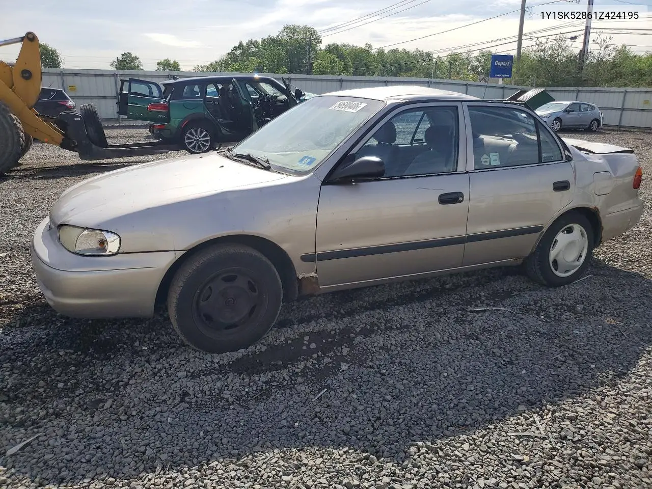 2001 Chevrolet Geo Prizm Base VIN: 1Y1SK52861Z424195 Lot: 54690406