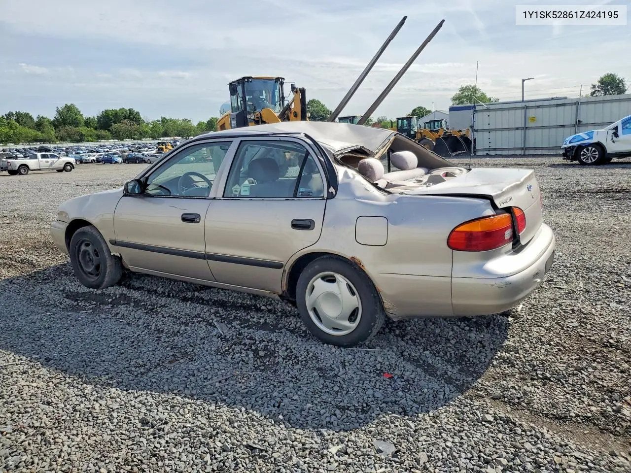 2001 Chevrolet Geo Prizm Base VIN: 1Y1SK52861Z424195 Lot: 54690406
