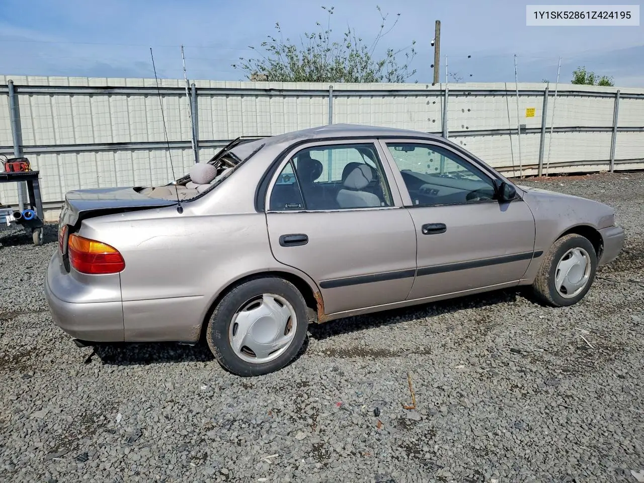 2001 Chevrolet Geo Prizm Base VIN: 1Y1SK52861Z424195 Lot: 54690406