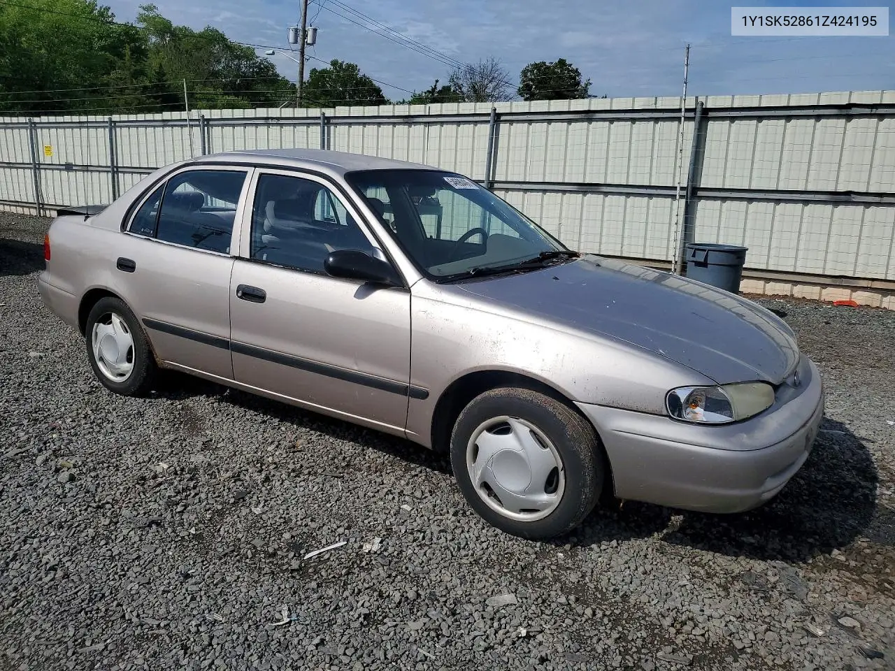 2001 Chevrolet Geo Prizm Base VIN: 1Y1SK52861Z424195 Lot: 54690406