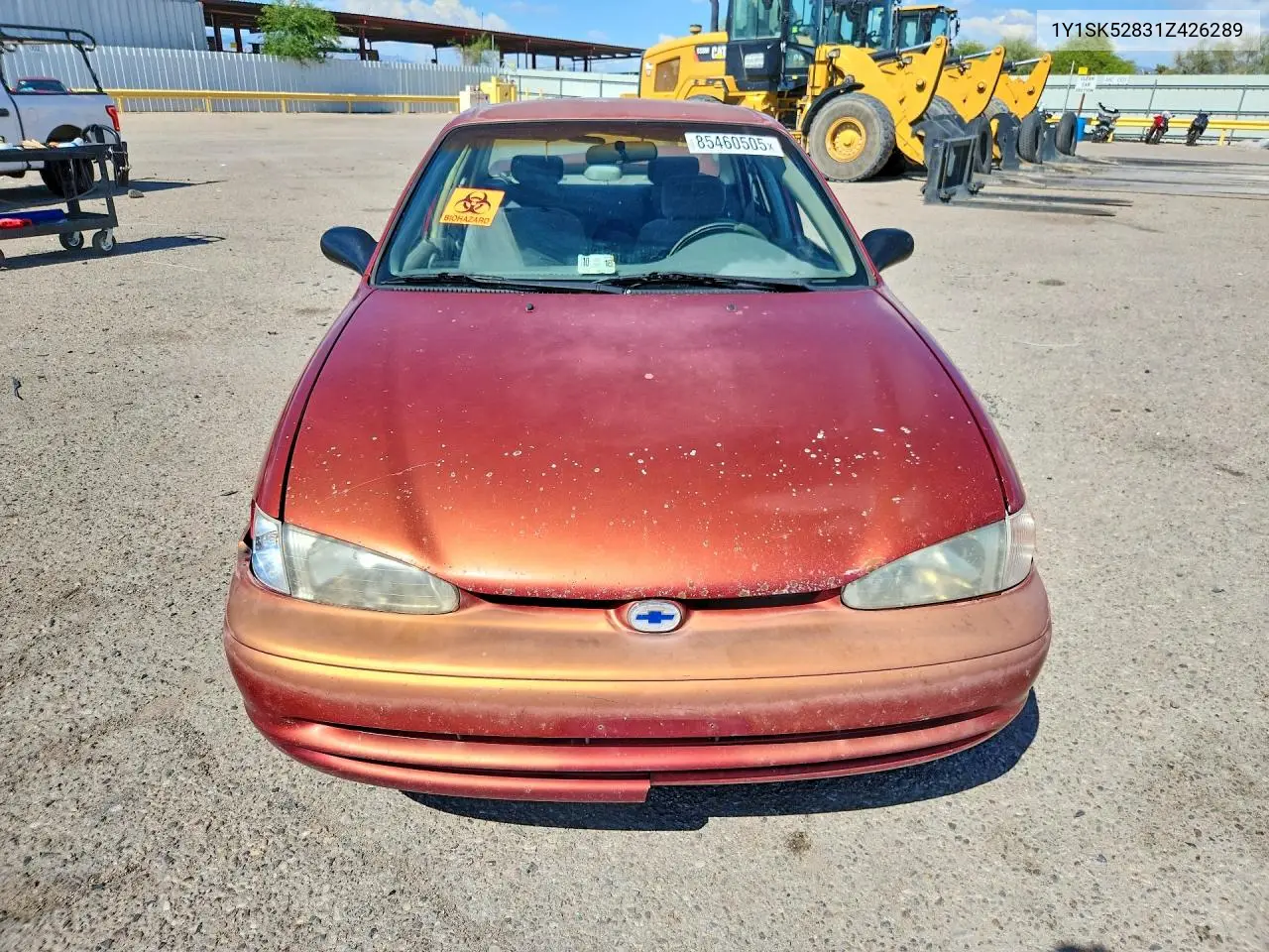 2001 Chevrolet Prizm VIN: 1Y1SK52831Z426289 Lot: 85460505