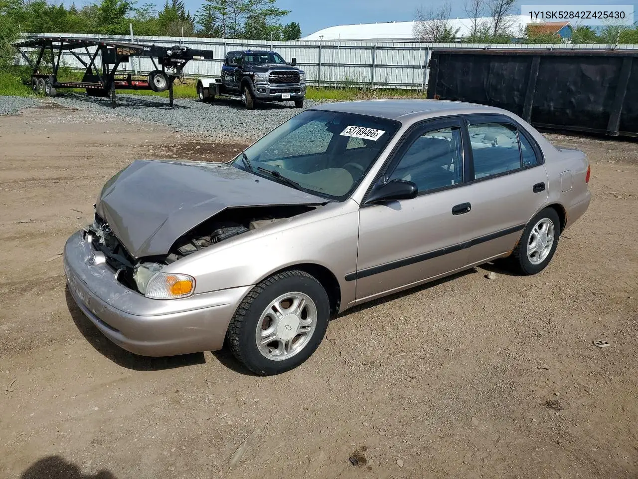 2002 Chevrolet Geo Prizm Base VIN: 1Y1SK52842Z425430 Lot: 53769466