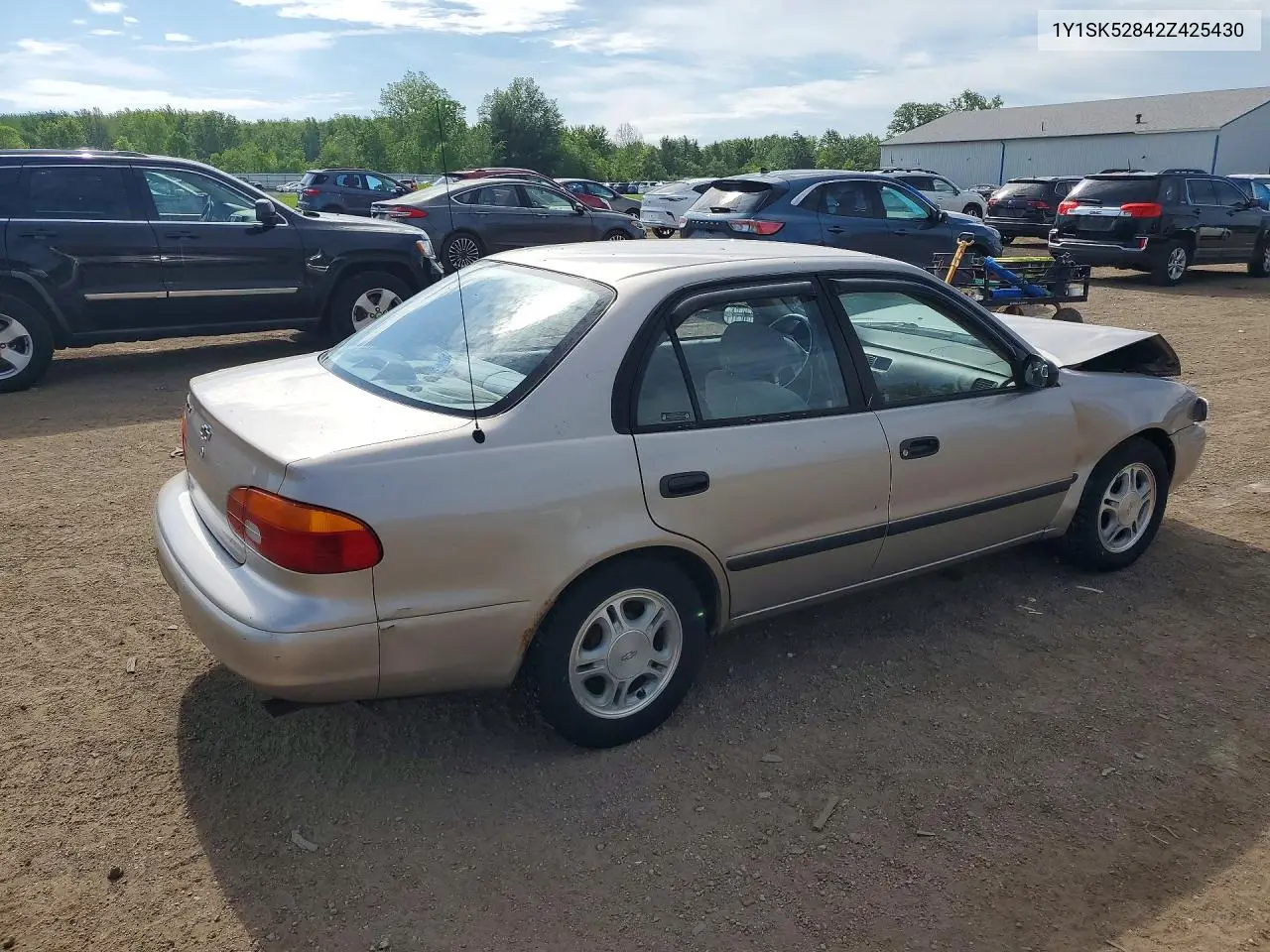 2002 Chevrolet Geo Prizm Base VIN: 1Y1SK52842Z425430 Lot: 53769466