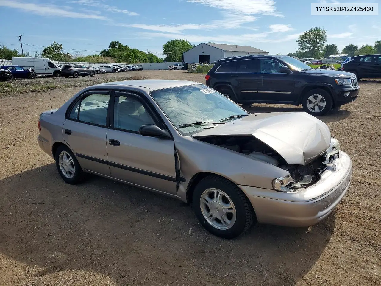 2002 Chevrolet Geo Prizm Base VIN: 1Y1SK52842Z425430 Lot: 53769466