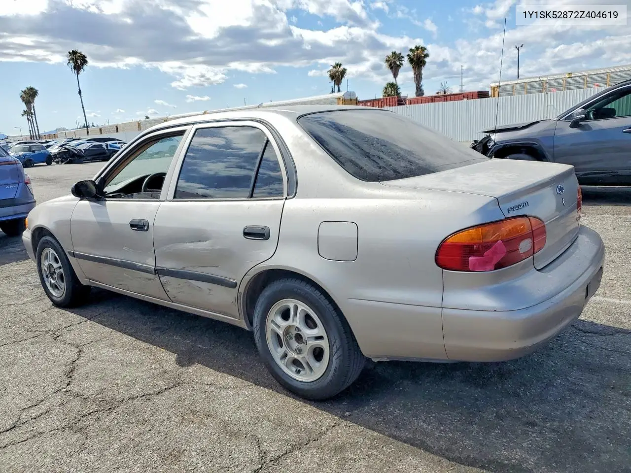 2002 Chevrolet Geo Prizm Base VIN: 1Y1SK52872Z404619 Lot: 55746806