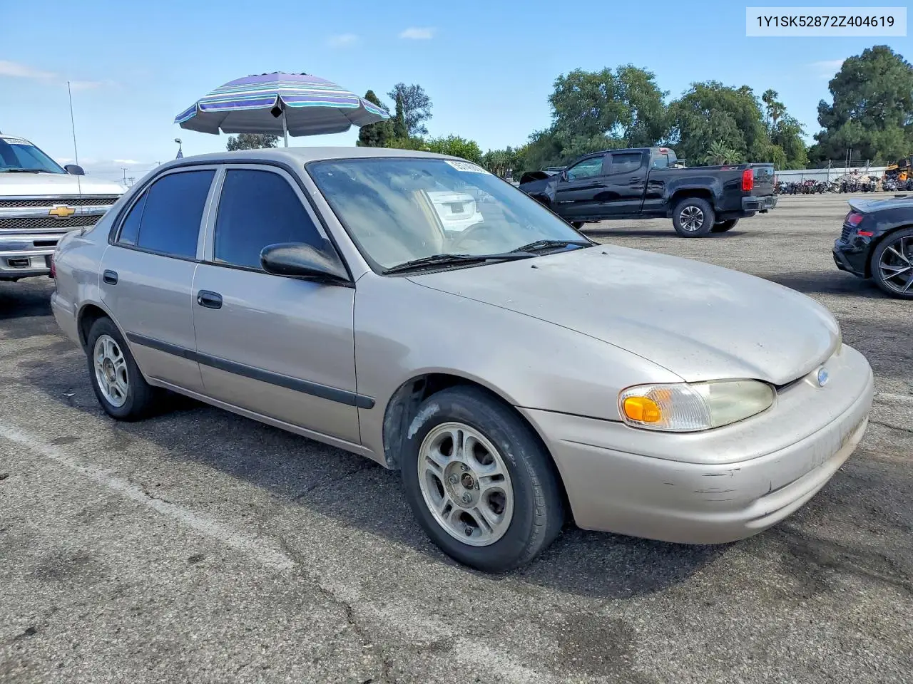 2002 Chevrolet Geo Prizm Base VIN: 1Y1SK52872Z404619 Lot: 55746806