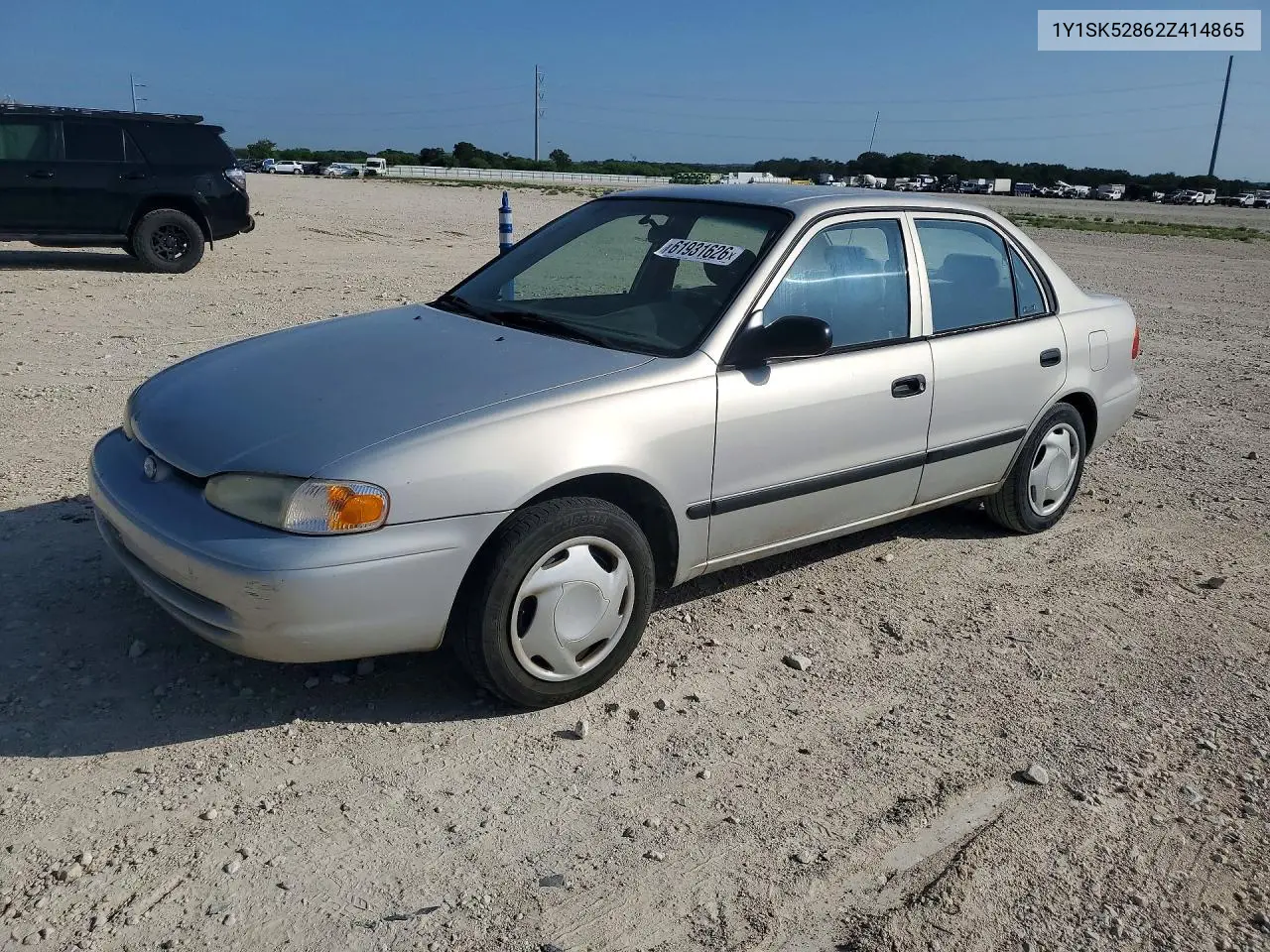 2002 Chevrolet Prizm VIN: 1Y1SK52862Z414865 Lot: 61931626