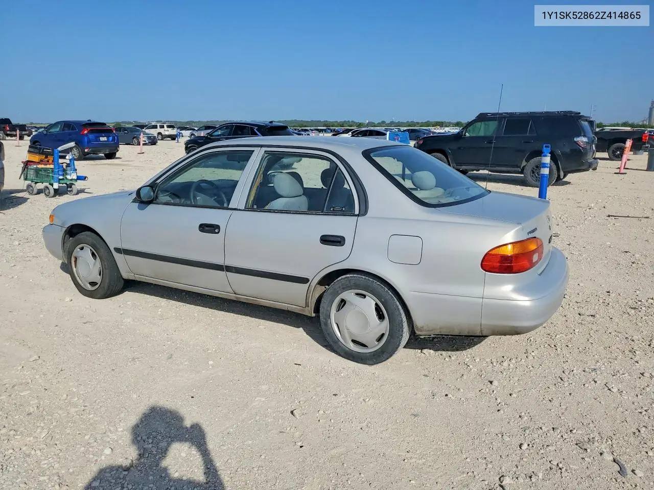 2002 Chevrolet Prizm VIN: 1Y1SK52862Z414865 Lot: 61931626