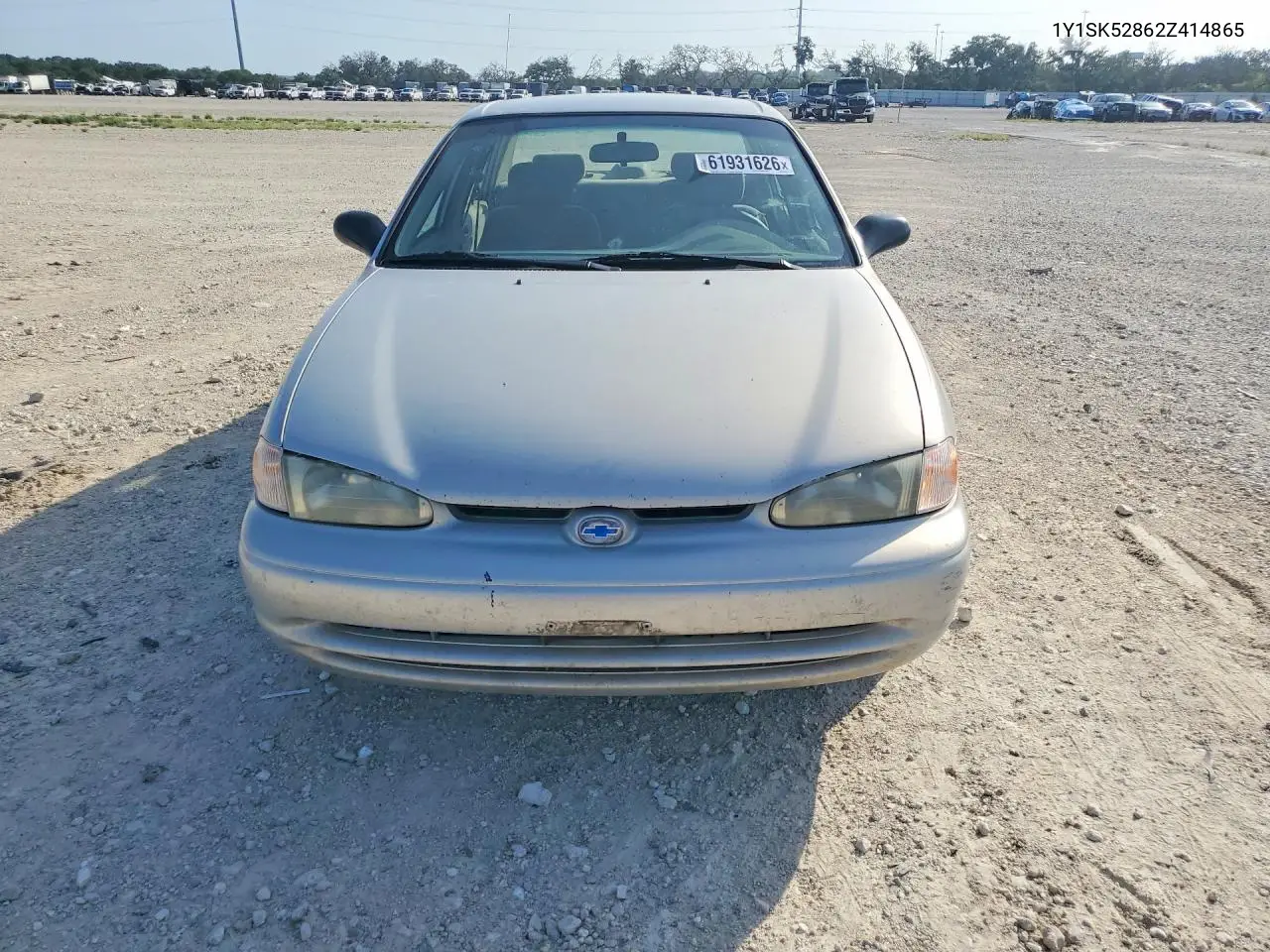2002 Chevrolet Prizm VIN: 1Y1SK52862Z414865 Lot: 61931626
