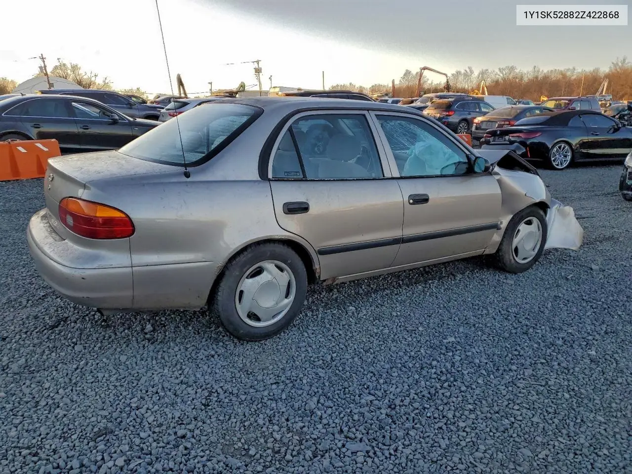 2002 Chevrolet Geo Prizm Base VIN: 1Y1SK52882Z422868 Lot: 96819535