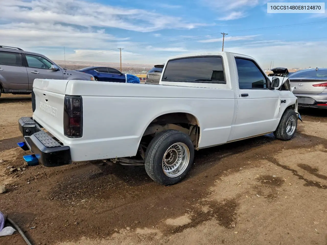 1GCCS14B0E8124870 1984 Chevrolet S Truck S10