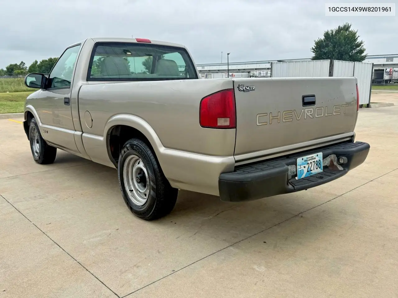 1998 Chevrolet S Truck S10 VIN: 1GCCS14X9W8201961 Lot: 54537006