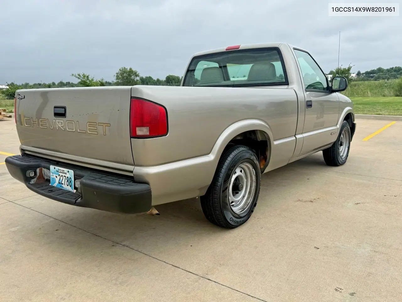 1998 Chevrolet S Truck S10 VIN: 1GCCS14X9W8201961 Lot: 54537006