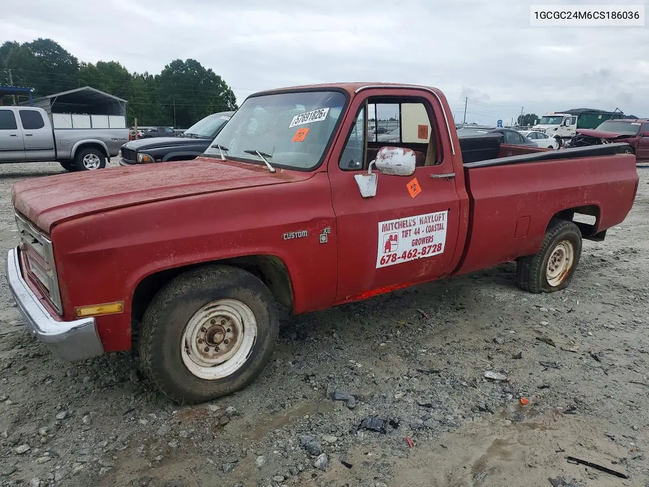 1982 Chevrolet C20 VIN: 1GCGC24M6CS186036 Lot: 57691826