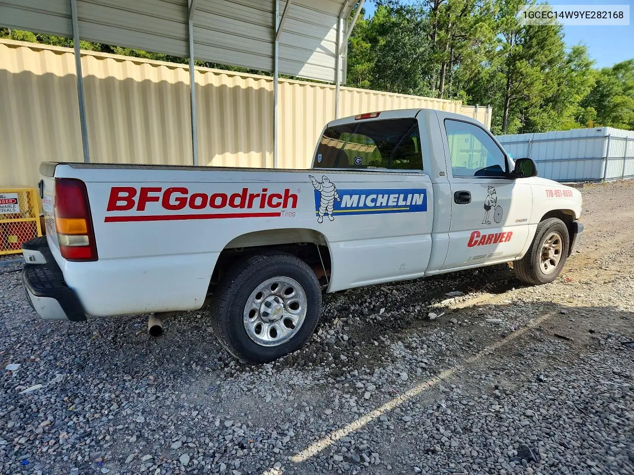2000 Chevrolet Silverado C1500 VIN: 1GCEC14W9YE282168 Lot: 60951226