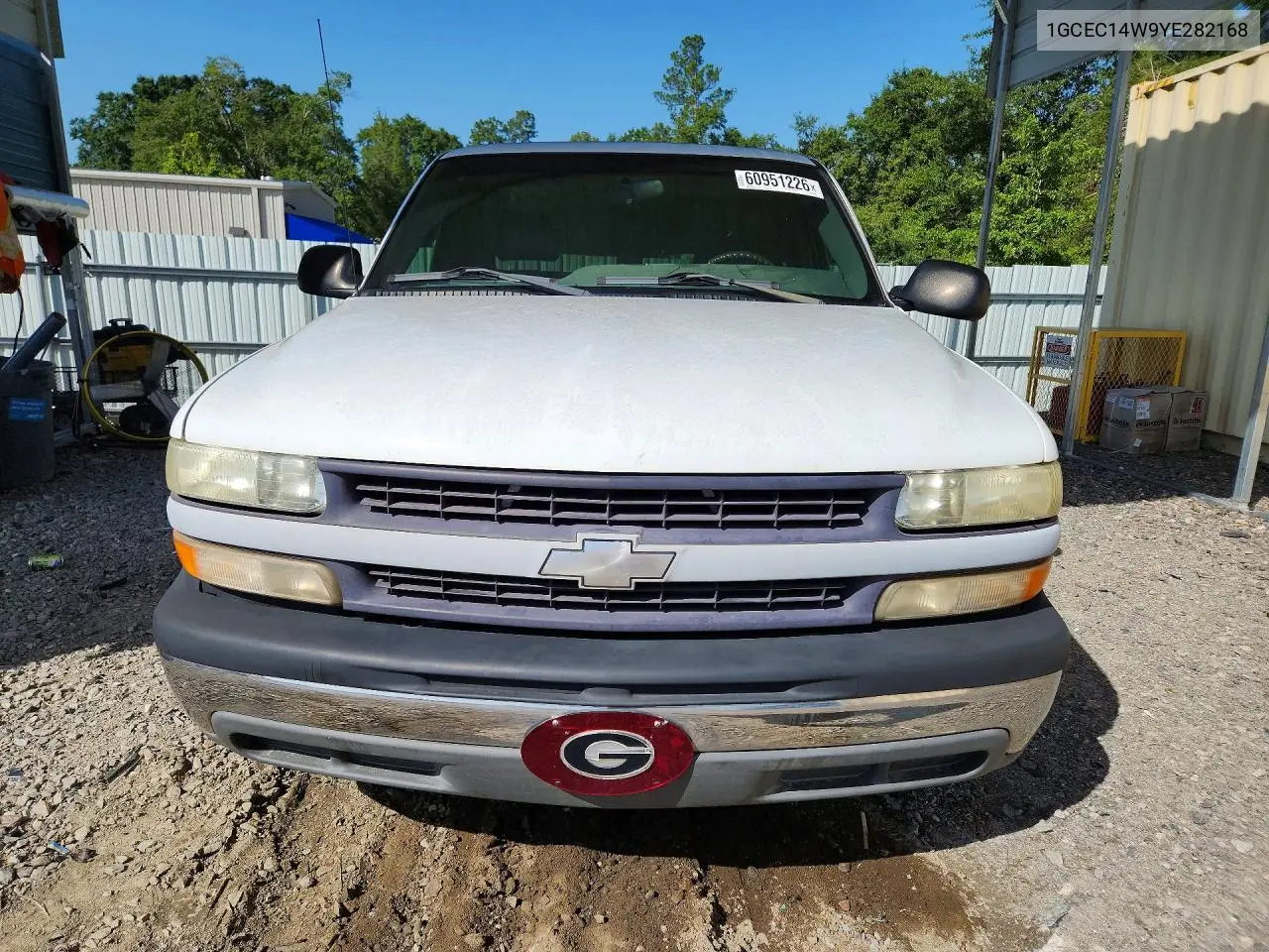 2000 Chevrolet Silverado C1500 VIN: 1GCEC14W9YE282168 Lot: 60951226