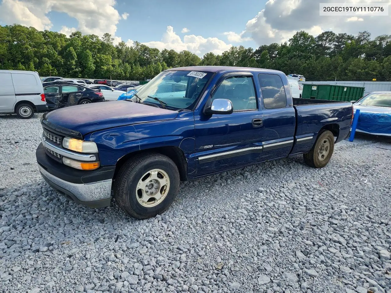 2000 Chevrolet Silverado C1500 VIN: 2GCEC19T6Y1110776 Lot: 61783326