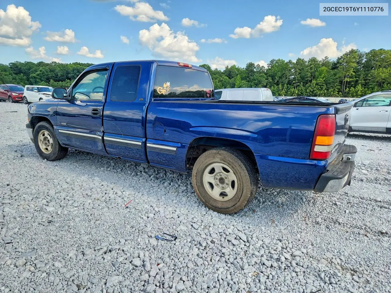 2000 Chevrolet Silverado C1500 VIN: 2GCEC19T6Y1110776 Lot: 61783326